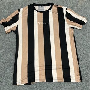 SHEIN 3-Tone Striped Tee